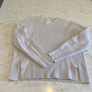 Lululemon cream, merino- wool blend sweater, size 6 ( medium)